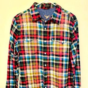 Chip Foster Mens Hawaiian Cowboy Plaid